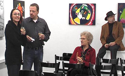 Vernissage der Ausstellung "Moderne Junge Kunst" 2006